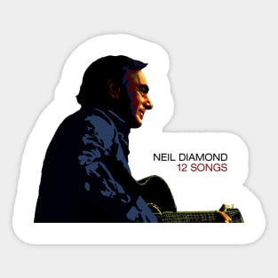 12 Songs Album Sticker